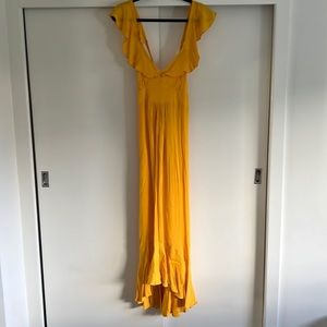 Yellow dress from Anthropologie- brand new, tag attached